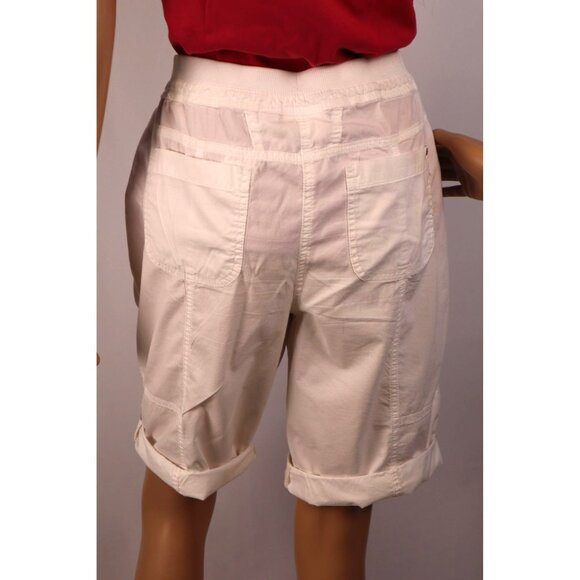 Chico's White Bermuda Shorts Mid-rise Waistband Casual Size 1 - Picture 3 of 12